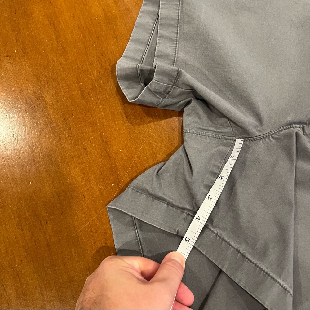 J.Crew Men’s 5” Stretch Cotton Flat Front Chino Shorts Gray 36 Cotton Preppy - Picture 15 of 16